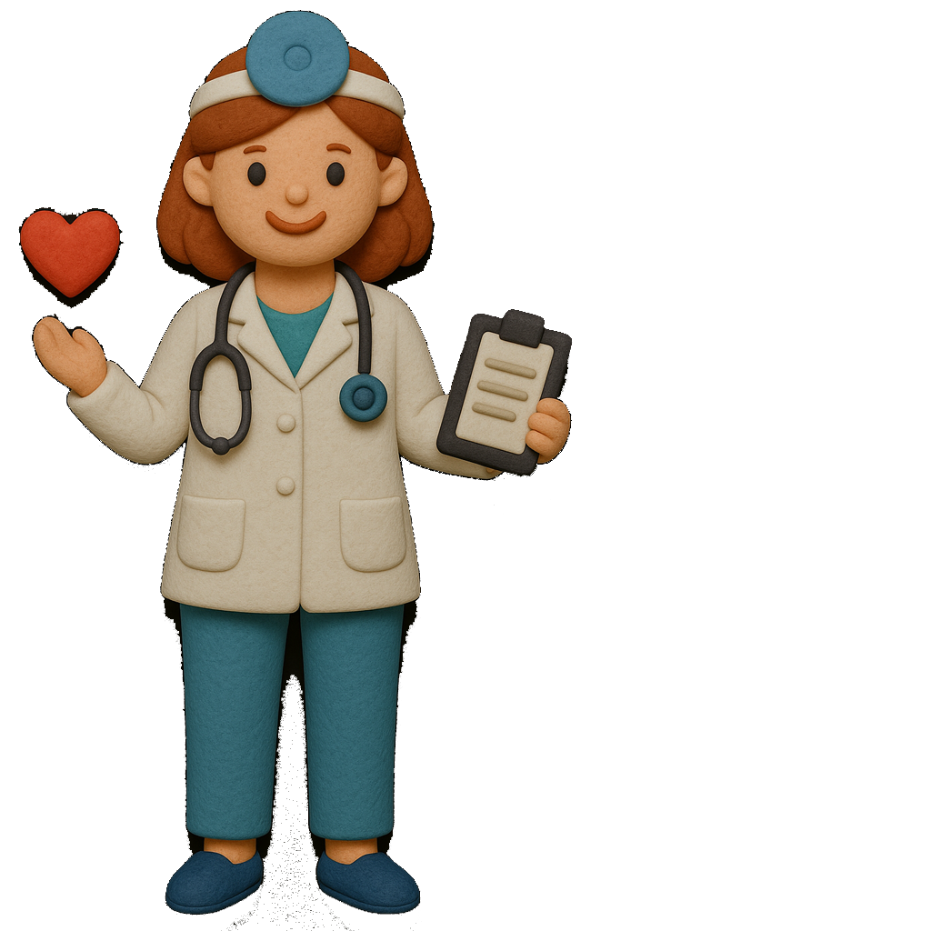 médica de plastilina