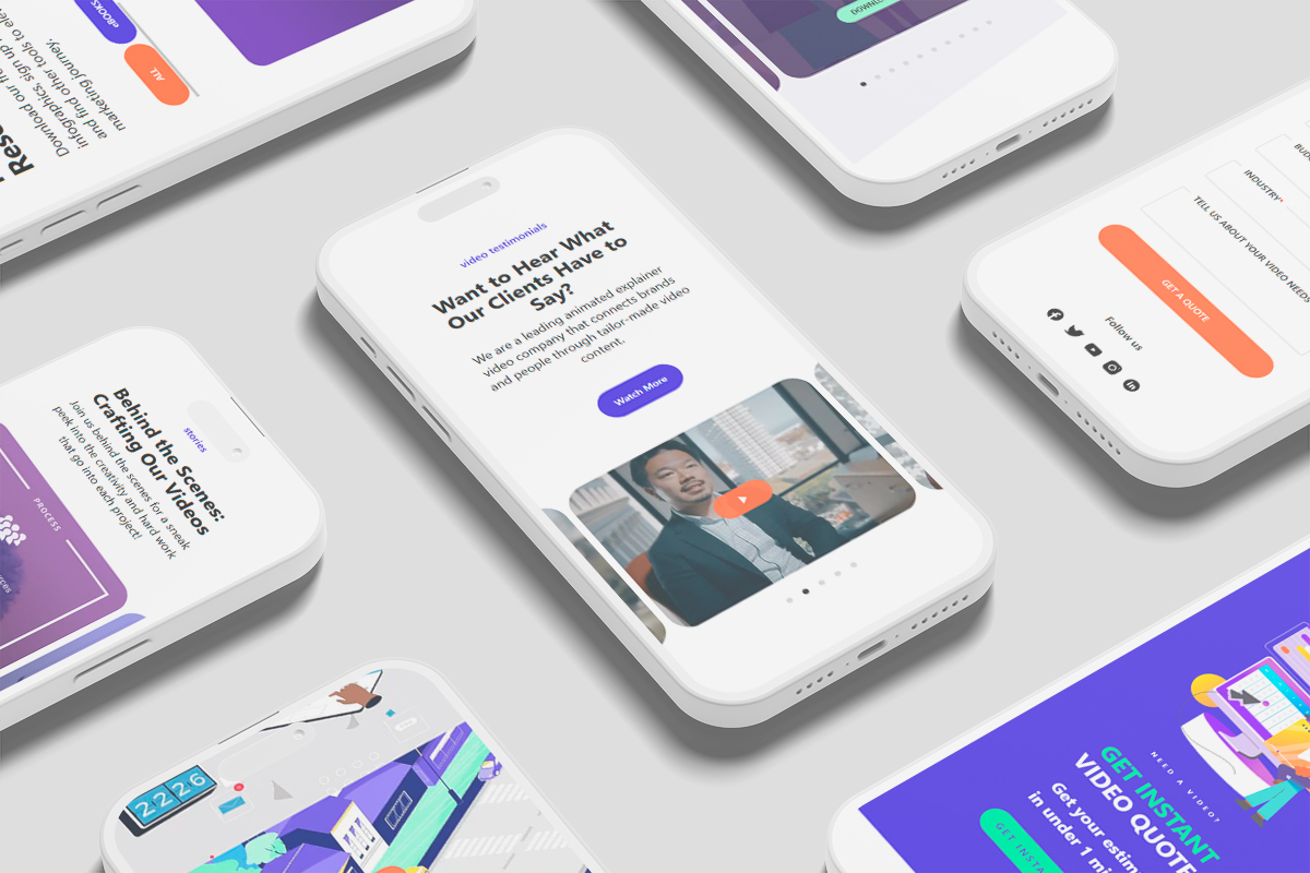 Diseño web - portfolio Yum Yum Videos